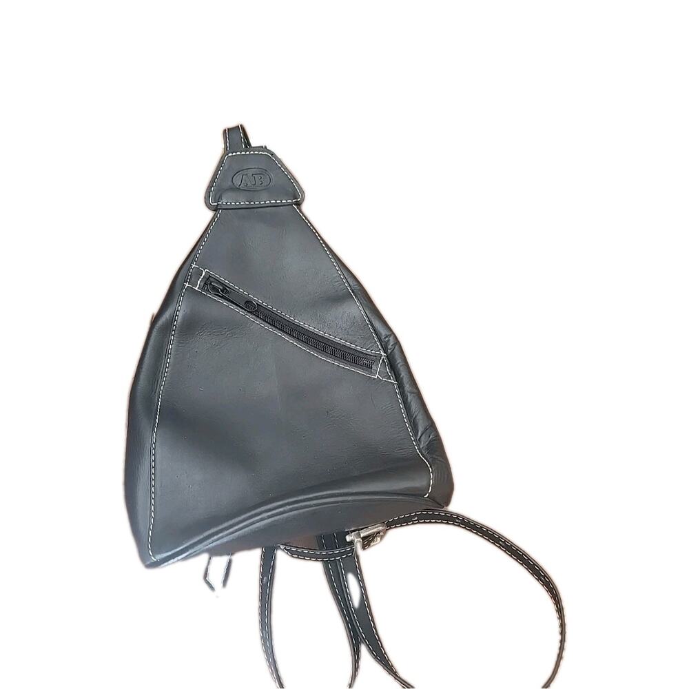 Vtg Y2k Preppy Adjustable Straps Boho Womans Sling Crossbody Backpack Bag Purse